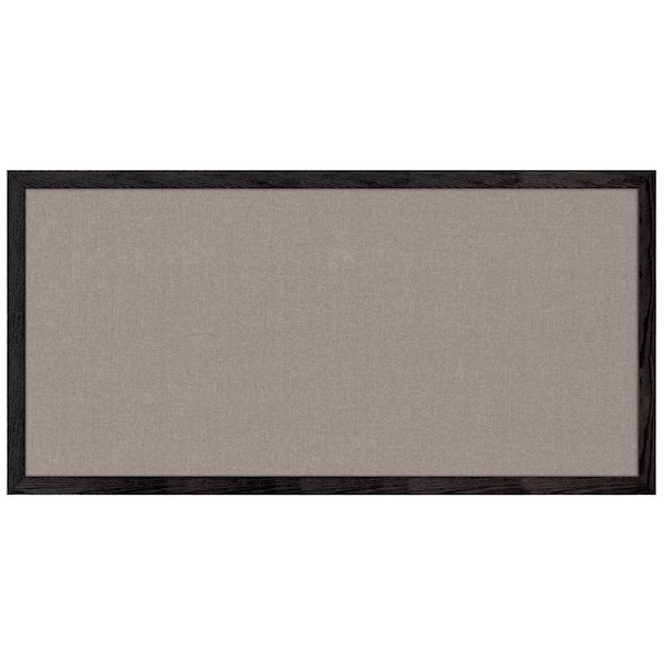 Combo Board, 72"x48", Black Frame/White Porcelain & Cork